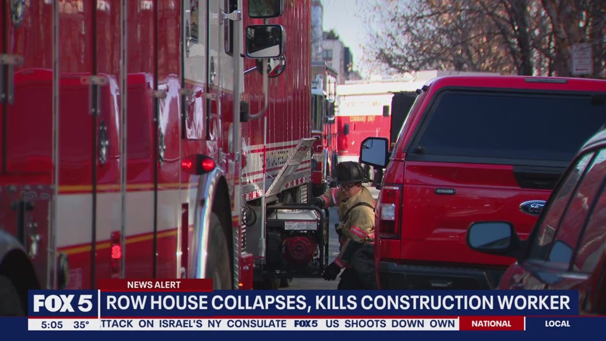 Construction worker killed after Northwest DC rowhome collapses